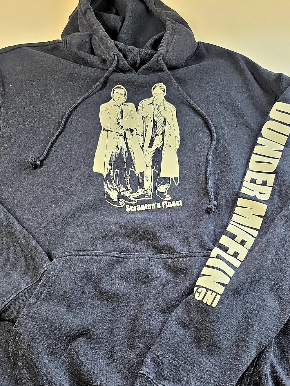 The Office Scranton's Finest Dunder Mifflin Hoodie Black